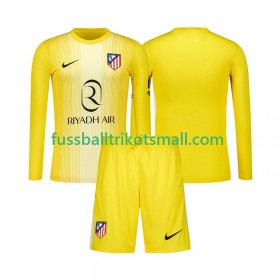 Fußballtrikots Atlético Madrid Torwart Kinder 2025-2026 Langarm Heimtrikotsatz kaufen